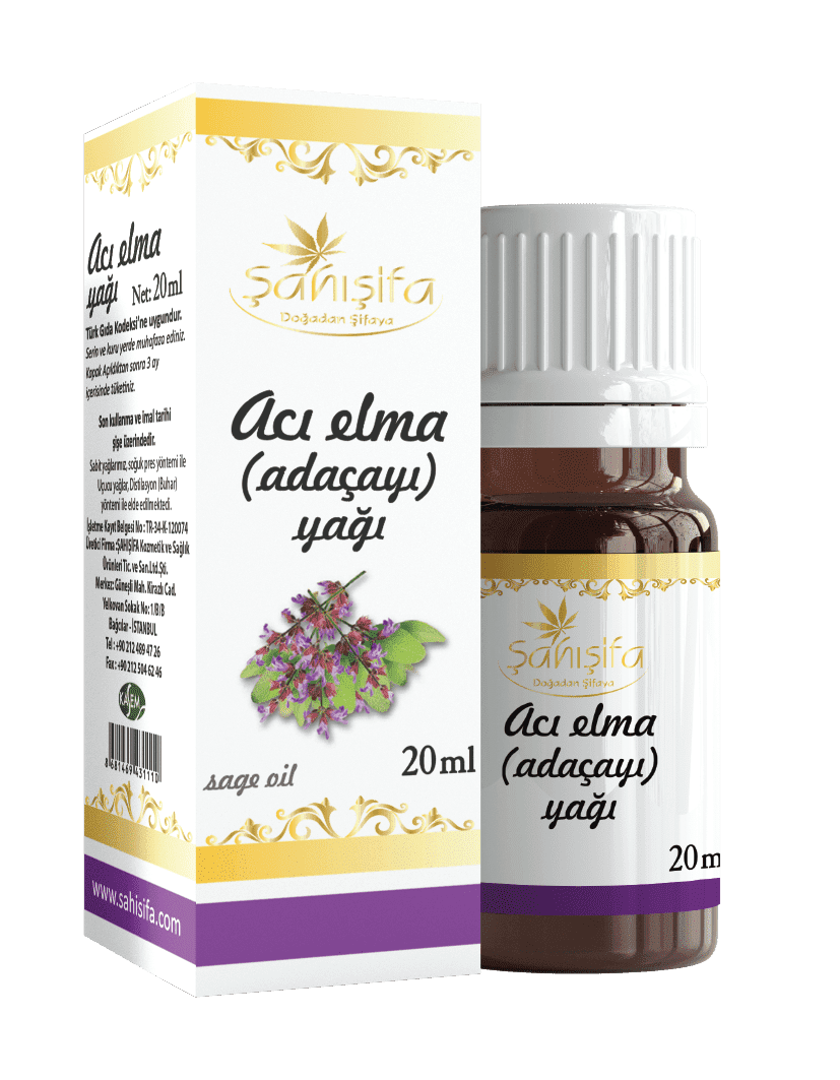 ACI ELMA ( ADA ÇAYI ) YAĞI 20 ML. resmi